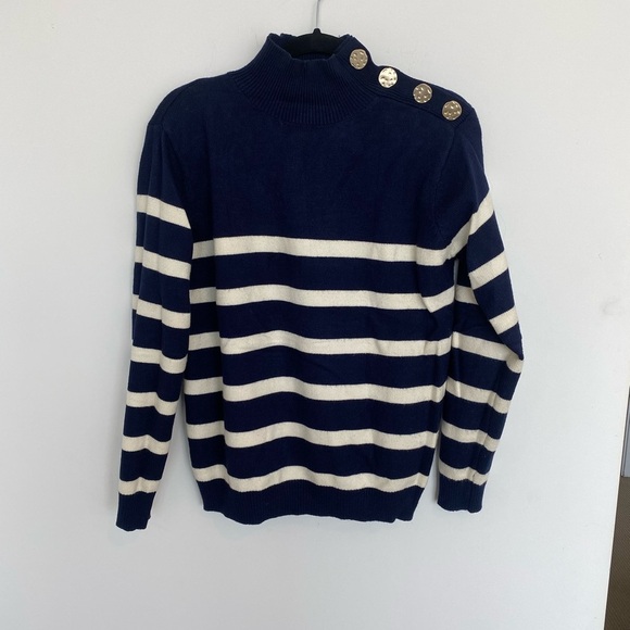 Navy striped sweater - Picture 2 of 2